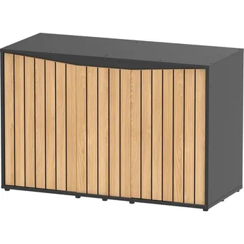 Akvaristika Skříňka Aquatlantis SPLENDID 120x50 1/9 - Černá/Roble Hera Atlas