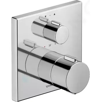 Vodovodní baterie Duravit Termostatická baterie pod omítku, pro 2 spotřebiče, chrom, TH4200013010
