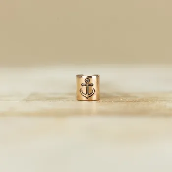 Dětské navlékací korálky Kotva Barva: Rosegold