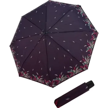 Deštník DERBY Hit Mini Florals - dámský skládací deštník fialová 70065PF01