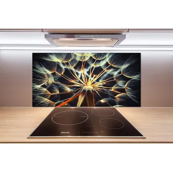 Obklad Skleněný panel do kuchynské linky Pampelišky