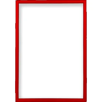 Rám na obraz Fotorámeček BF Rozměr: 9 x 13 cm, Barva: Červená, Typ zasklení: Plexi