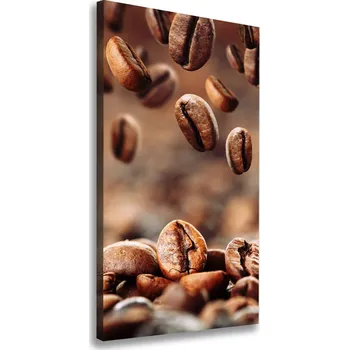 Obraz Vertikální Vertikální Foto obraz na plátně do obýváku Zrnka kávy