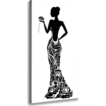 Obraz Vertikální Foto obraz na plátně Ilustrace módy