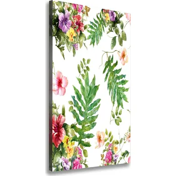 Obraz Vertikální Foto obraz na plátně Tropické květiny