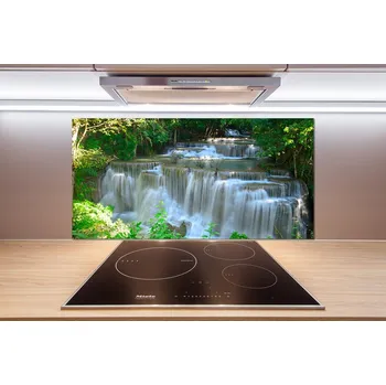 Obklad Skleněný panel do kuchynské linky Vodopád