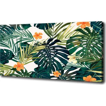 Obraz Moderní obraz canvas na rámu Tropické listí