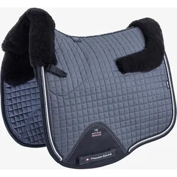 Deka pro koně Dečka drezurní Premier Equine, šedá s černým beránkem