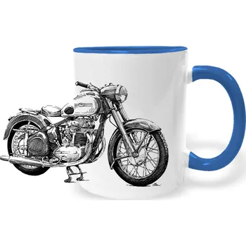 Hrnek - Jawa 500 OHC Barva: Modrá