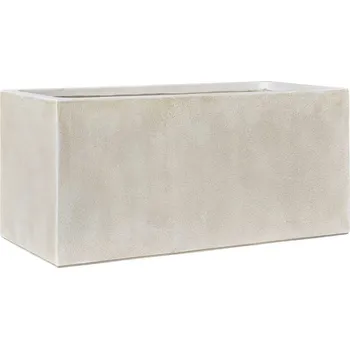 Květináč Antwerp Rectangle Planter Beige V 37 cm / D 80 cm