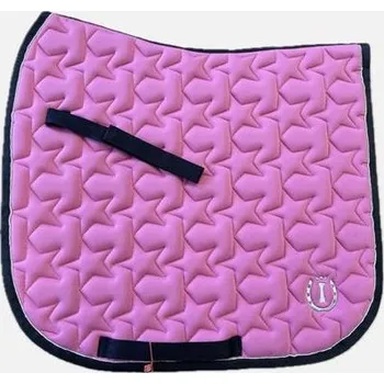 Deka pro koně Dečka drezurní Imperial, růžová hvězdičky, Pony, DR