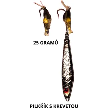 PILKŘÍK S KREVETOU 25 g-RS ZERP-STŘÍBRNÝ