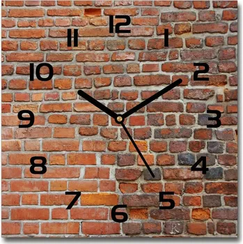 Hodiny Skleněné hodiny čtverec Zděná zeď