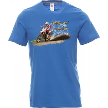 Pánské tričko payper Motocross 02 Barva: světle modrá 09002, Velikost: XS