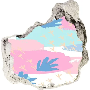 Fototapeta Fototapeta díra na zeď Barevný vzor