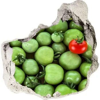 Fototapeta Nálepka 3D díra Zralé rajče