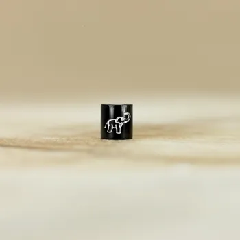 Dětské navlékací korálky Slon Barva: Černá