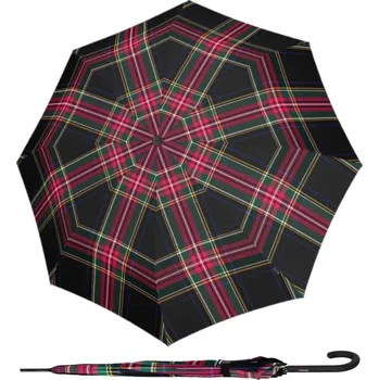 Deštník KNIRPS A.760 INVEST - elegantní holový vystřelovací deštník červená 9677608565