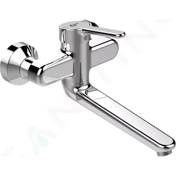 Vodovodní baterie Ideal Standard Ceraplus II Umyvadlová nástěnná baterie, ramínko 200 mm, rozteč 150 mm, chrom, BC116AA