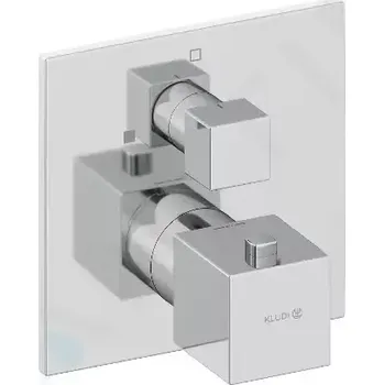 Vodovodní baterie Kludi Decus Termostatická sprchová baterie pod omítku, chrom, 548850575