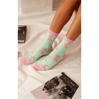 Dámské ponožky Milena ponožky dámské 0200-153 - králík - šedá, 37-41