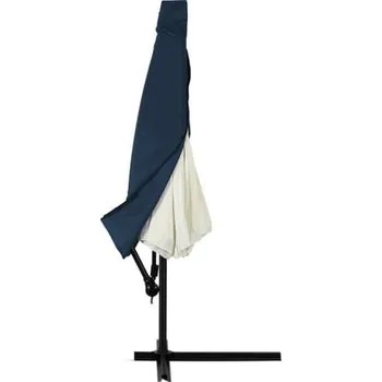 Krycí plachta FurniGO Ochranný kryt na slunečník 3,5 m - modrý