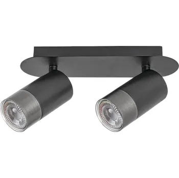 Černé stropní svítidlo Zircon pro žárovku 2x GU10 - Rabalux - 5070 - 5070