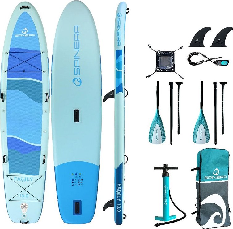 Paddleboard SPINERA SUP FAMILY 13'0'' - nafukovací - varianta: základní sada