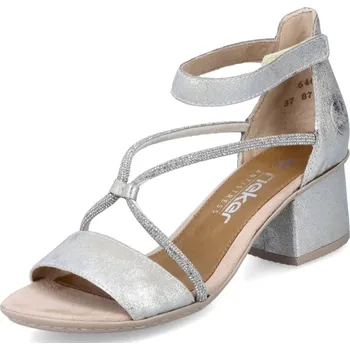 Dámské lodičky RIEKER Dámské letní stříbrné lodičky RIEKER, model 64654-40 Velikost: 38
