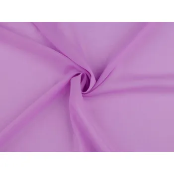 Šifon hladký, barva 12 (65) fialová lila