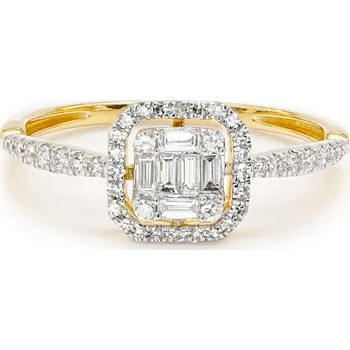 Prsten Prsten ze žlutého zlata s diamanty JR22926Y15