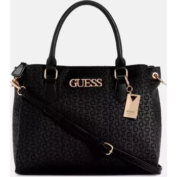 Kabelka GUESS dámská kabelka Zakaria Satchel černá
