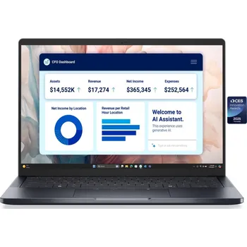 Notebook DELL NTB Pro 14 Premium PA14250/U7-266V/Evo/16GB/512SSD/14" FHD+/IR Cam & Mic/WLAN/vPro/Backlit Kb/W11 Pro/3Y PS NBD 7M7M7