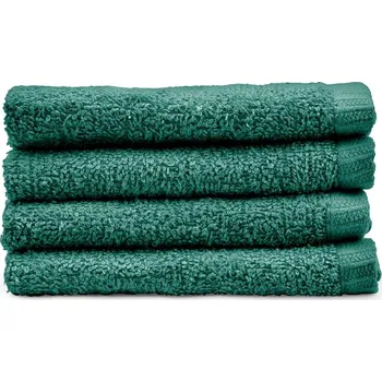 Utěrka Zelené rychleschnoucí bavlněné ručníky v sadě 4 ks 30x30 cm Quick Dry – Catherine Lansfield ID_1747690