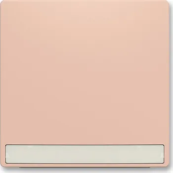 vypínač Kryt vypínače jednoduchý, s popisovým polem ABB Zoni 3559T-A00610 242 pudrová