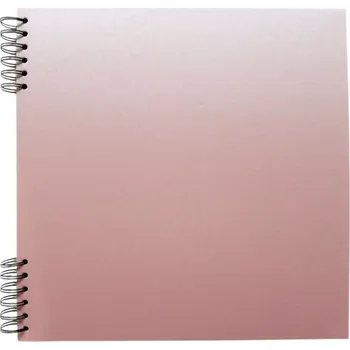 Fotoalbum Scrap delux Album Delux světle růžová 31x31 bílé listy