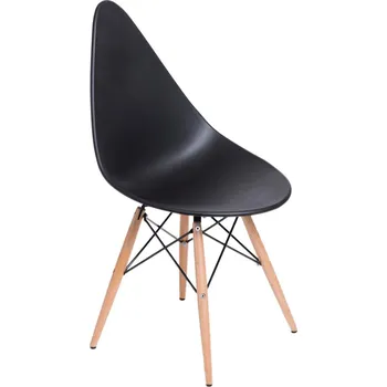 Jídelní židle Intesi Židle Rush DSW černá plast