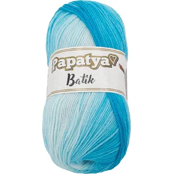 Příze Bellatex Příze PAPATYA BATIK Tyrkysová