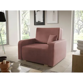 Křeslo Růžové rozkládací křeslo Ness - Curio 63