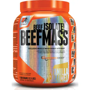 Protein Extrifit BeefMass proteinový nápoj se sacharidy 3000 g Extrifit BeefMass 3000 g: Vanilka