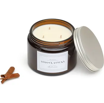 Svíčka Sójová svíčka Skořice 500ml