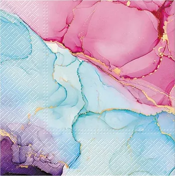 Papírový ubrousek PAW papírové ubrousky marble, 33x33 cm 20 ks