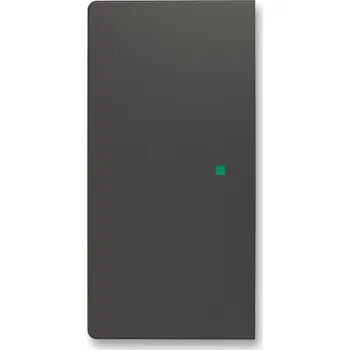 Kryt 2násobný levý/pravý, bez potisku ABB Zoni 6220T-A02000 237 matná černá