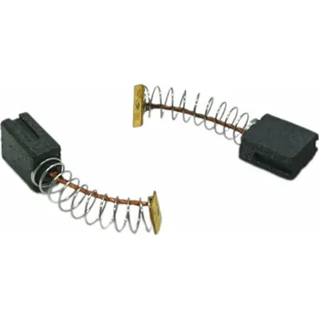 Uhlíky Extol 2ks, 6,4 x 10,9 x 13,0 mm, 8893005C (Ferm 208318, 409431), uhlíky do elektromotorů