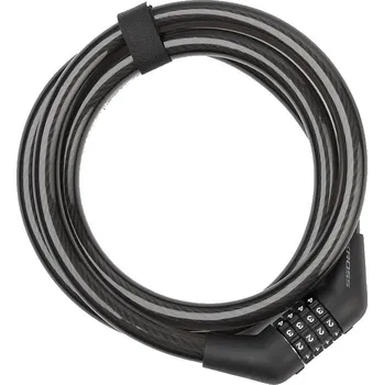 Zámek na kolo zámek Kross KZS 300S - Black 1.5x120 cm