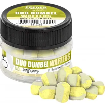 Boilies Carp Zoom Duo Dumbels Wafters - 15 g/8x12 mm/NBC-Ananas