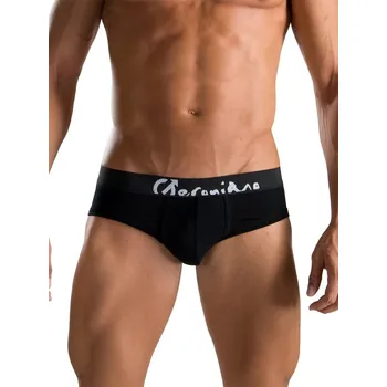 Slipy Pánské bavlněné slipy GERONIMO 1051s2 černé - XXL