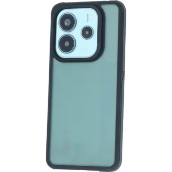 Pouzdro na mobilní telefon Kryt Xiaomi Redmi Note 14 5G tmavý s černým okrajem (obal neboli pouzdro na Xiaomi Redmi Note 14 5G)