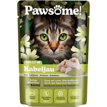 Krmivo pro kočku Pawsome! Adult s treskou 85 g
