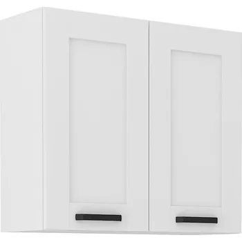 Horní kuchyňská skříňka Luna, 80 cm, bílá